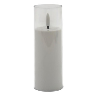 Świeca biała LED 15cm